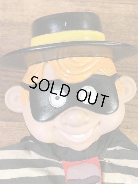 マクドナルドのハンバーグラーの90’sヴィンテージハンドパペット