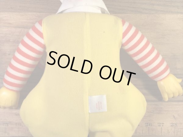 マクドナルドのロナルドの70年代ビンテージ笛吹ドール