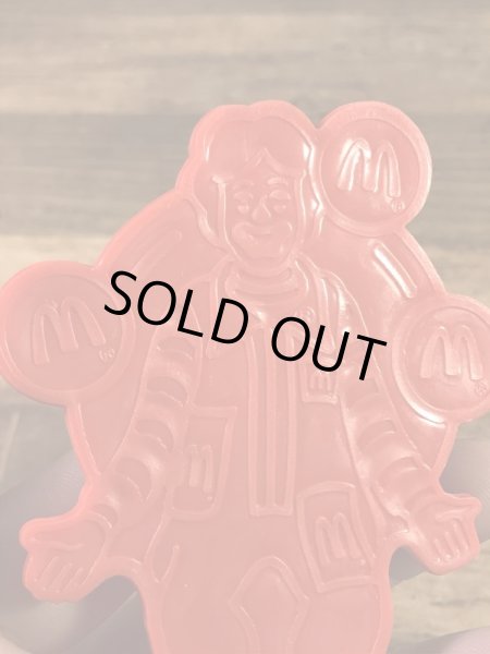 マクドナルドのロナルドの80年代ビンテージクッキーカッター