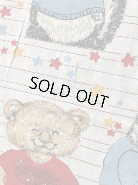 Hallmark社製のシャツテイルズの80年代ビンテージフラットシーツ