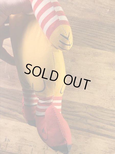 マクドナルドのドナルドの70’sヴィンテージクロスドール