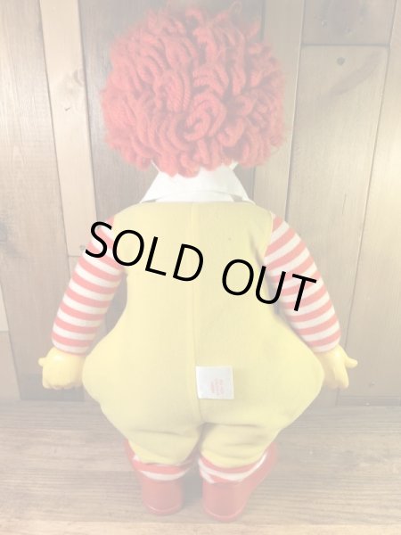 マクドナルドのドナルドの70’sヴィンテージプラッシュドール