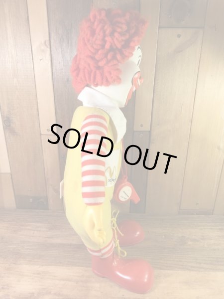 マクドナルドのロナルドの70年代ビンテージ笛吹ドール