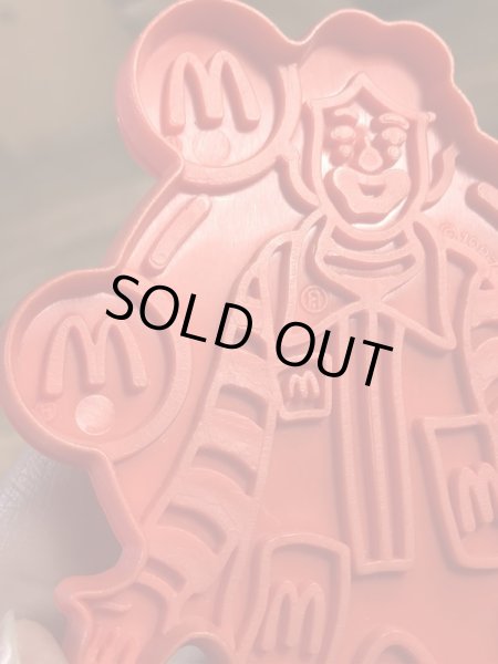 マクドナルドのロナルドの80’sヴィンテージクッキーカッター