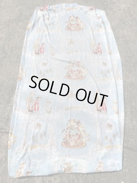 イーティーの柄の80’sヴィンテージボックスシーツ