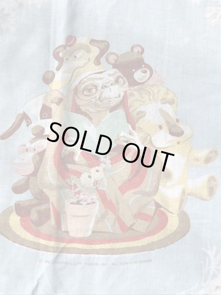 E.T.のボックスタイプの80年代ビンテージシーツ