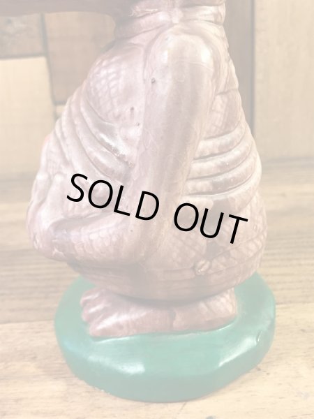 イーティーの陶器製の80年代ビンテージ貯金箱