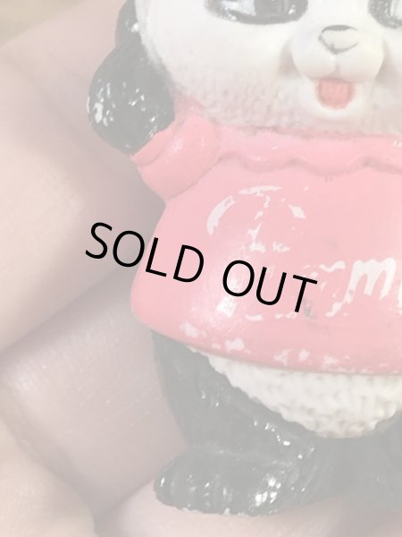 シャツテイルズのパンダの80年代ビンテージPVCフィギュア