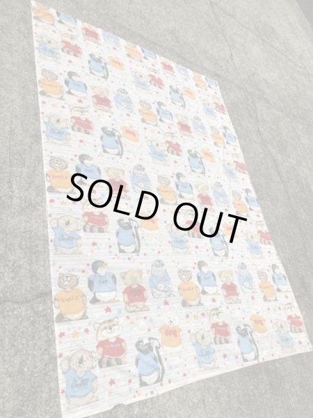 Hallmark社製のシャツテイルズの80’sヴィンテージツインフラットシーツ