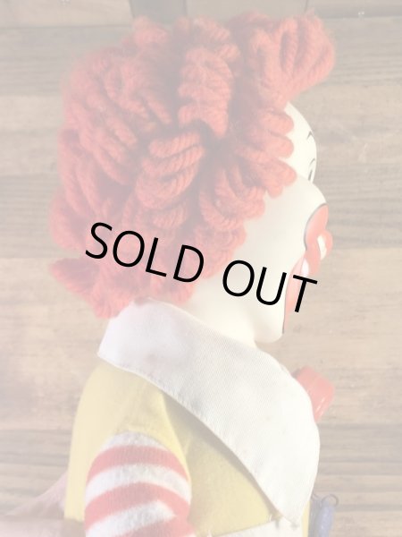 Hasbro社製のマクドナルド“ロナルド”の70’sヴィンテージプラッシュドール