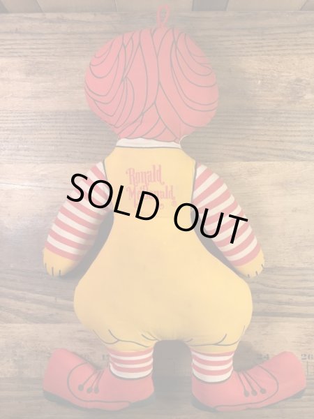 マクドナルドのドナルドの70’sヴィンテージクロスドール