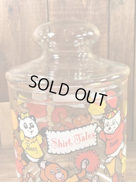 Hallmark社製のシャツテイルズの80年代ビンテージガラスキャニスター