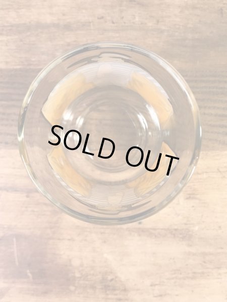 マクドナルドのハンバーグラーの70年代ビンテージガラスコップ