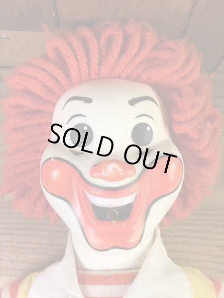 マクドナルドのロナルドの70年代ビンテージ笛吹ドール