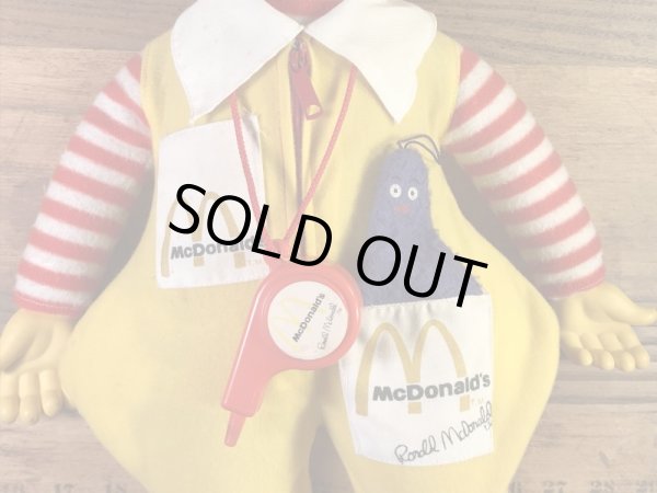 Hasbro社製のマクドナルド“ロナルド”の70’sヴィンテージプラッシュドール