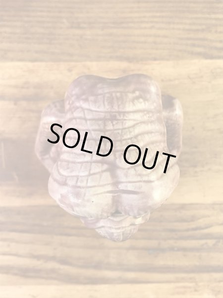 イーティーの陶器製の80年代ビンテージ貯金箱