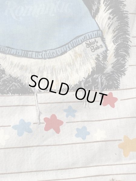 Hallmark社製のシャツテイルズの80’sヴィンテージツインフラットシーツ