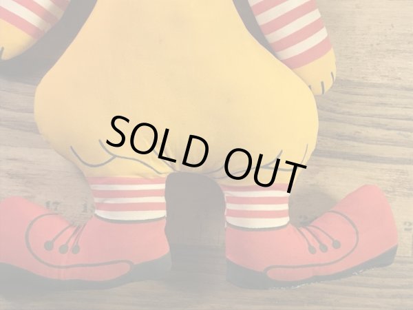 マクドナルドのドナルドの70’sヴィンテージクロスドール