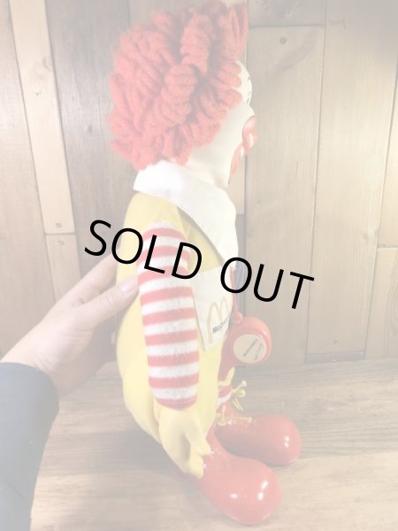 マクドナルドのロナルドの70年代ビンテージ笛吹ドール