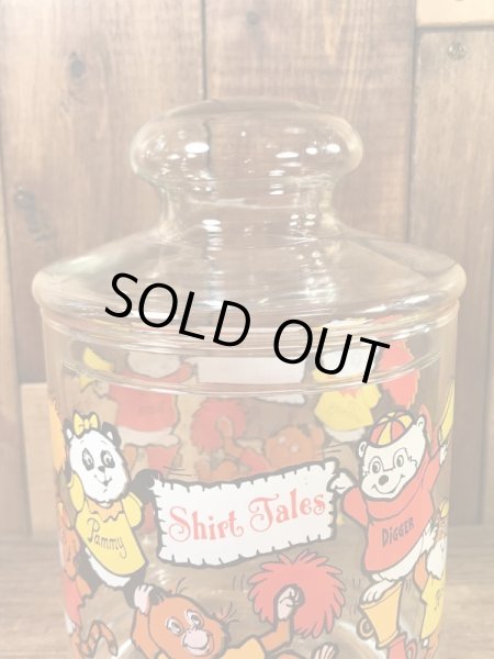 Hallmark社製のシャツテイルズの80年代ビンテージガラスキャニスター