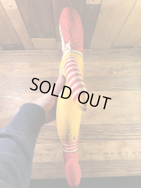 マクドナルドのドナルドの70’sヴィンテージクロスドール