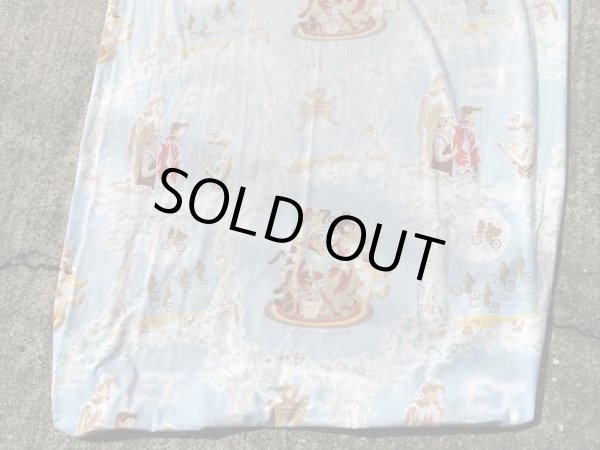 イーティーの柄の80’sヴィンテージボックスシーツ