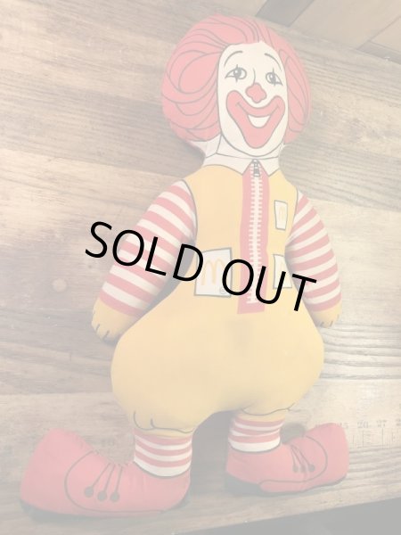 マクドナルドのロナルドの70年代ビンテージピロードール