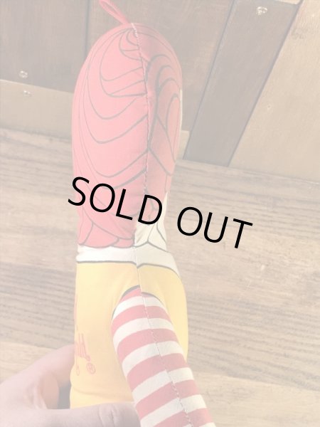 マクドナルドのロナルドの70年代ビンテージピロードール