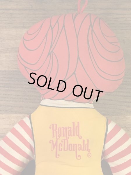 マクドナルドのドナルドの70’sヴィンテージクロスドール