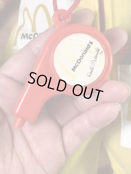 マクドナルドのロナルドの70年代ビンテージ笛吹ドール