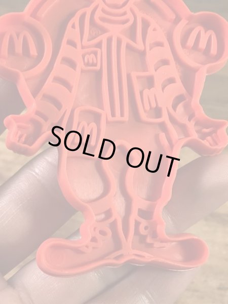 マクドナルドのロナルドの80’sヴィンテージクッキーカッター