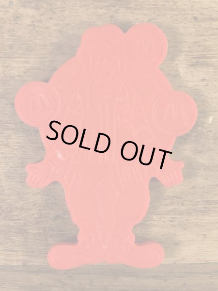 マクドナルドのロナルドの80’sヴィンテージクッキーカッター