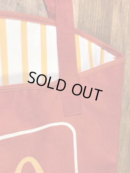 マクドナルドのポテトの形をした80年代ビンテージトートバッグ