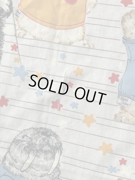 Hallmark社製のシャツテイルズの80’sヴィンテージツインフラットシーツ