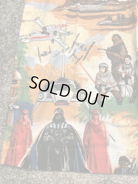 スターウォーズのエピソード6ジェダイの帰還の80年代ビンテージカーテン