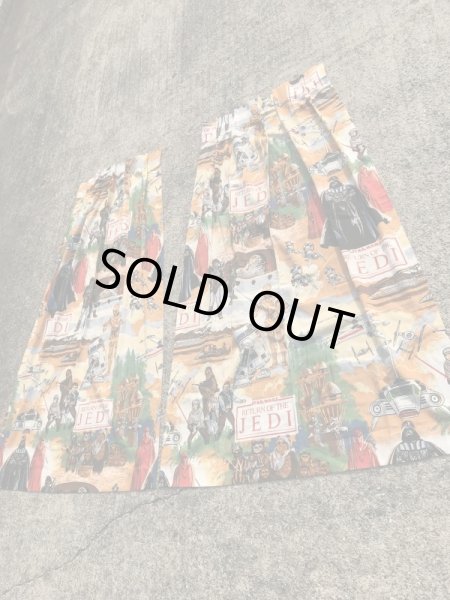 スターウォーズのエピソード6ジェダイの帰還の80年代ビンテージカーテン