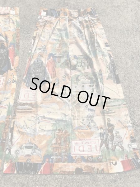 スターウォーズのエピソード6ジェダイの帰還の80年代ビンテージカーテン