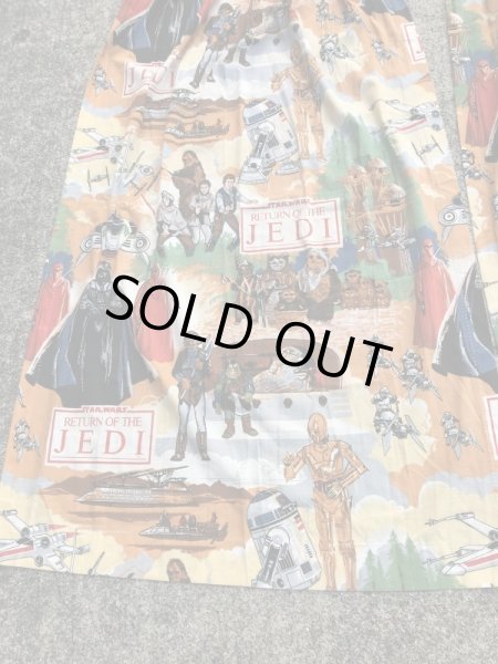 スターウォーズのエピソード6ジェダイの帰還の80年代ビンテージカーテン