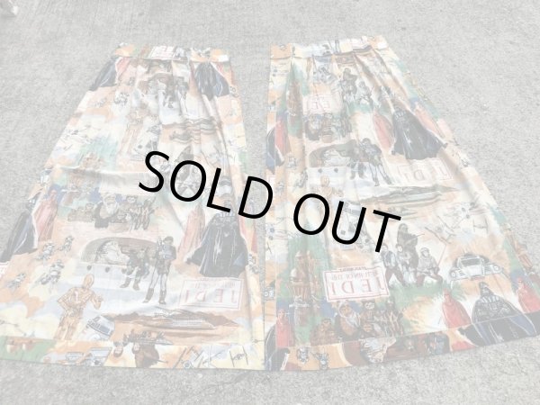 スターウォーズのエピソード6ジェダイの帰還の80年代ビンテージカーテン