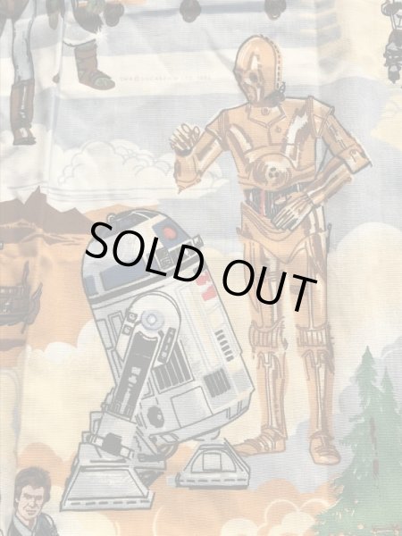 スターウォーズのエピソード6ジェダイの帰還の80年代ビンテージカーテン