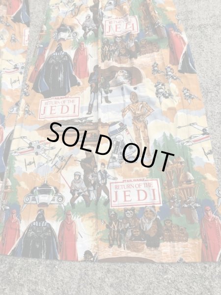 スターウォーズのエピソード6ジェダイの帰還の80年代ビンテージカーテン