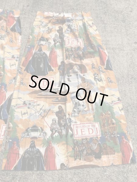 スターウォーズのエピソード6ジェダイの帰還の80年代ビンテージカーテン