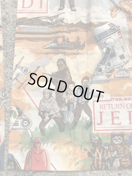 スターウォーズのエピソード6ジェダイの帰還の80年代ビンテージカーテン