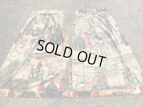 スターウォーズのエピソード6ジェダイの帰還の80年代ビンテージカーテン