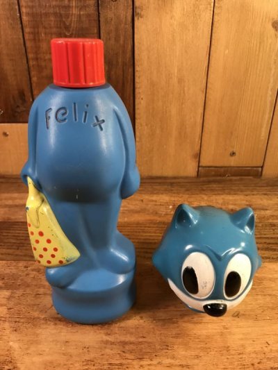 画像2: Felix the Cat “Blue” Soaky Bottle　フィリックス　ビンテージ　ソーキーボトル　シャンプーボトル　60年代