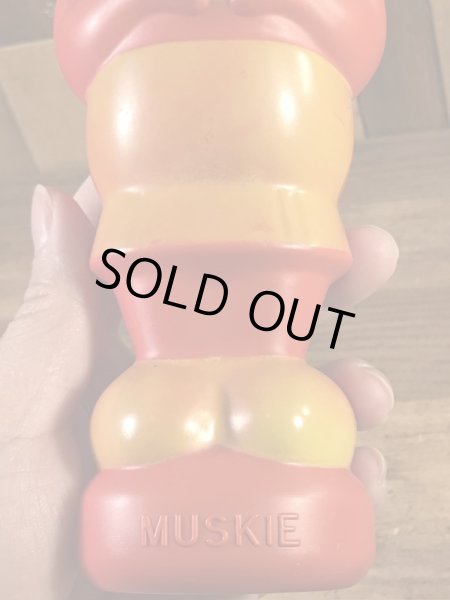 テリートゥーンのキャラクター「Muskie」の60’sヴィンテージソーキーボトル