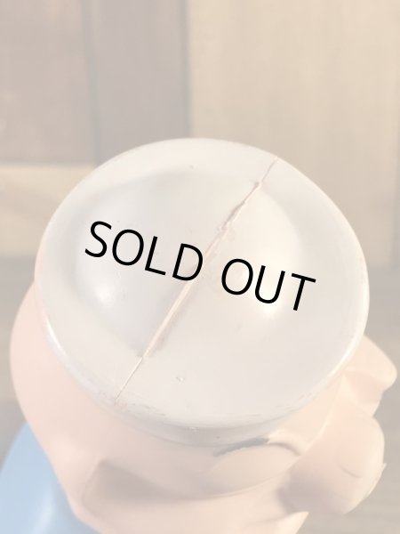 ポパイの青色の60年代ビンテージシャンプーボトル