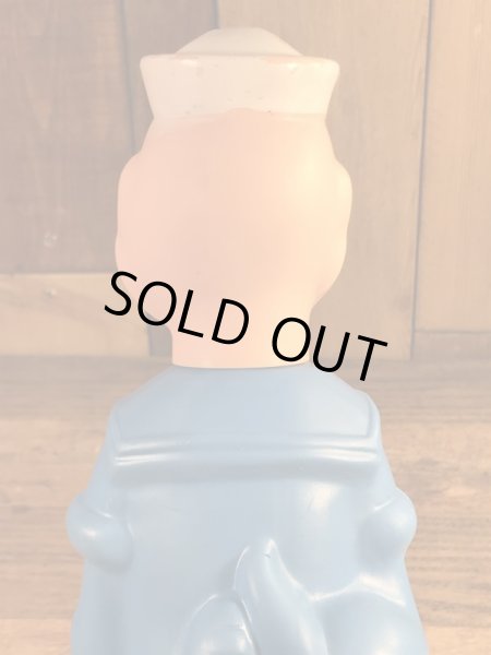 ポパイの青色の60年代ビンテージシャンプーボトル