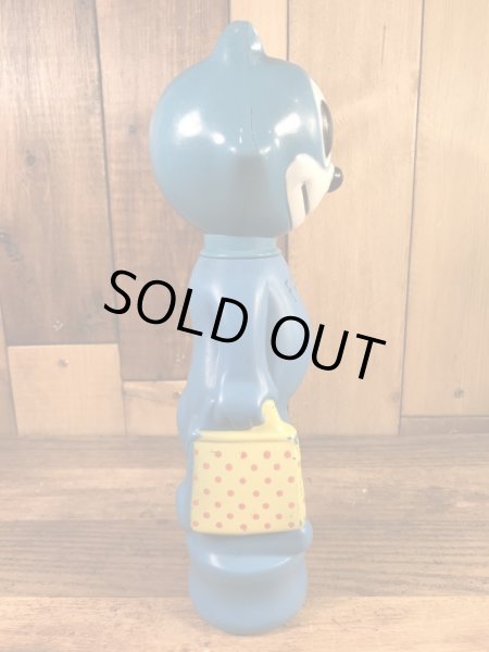 フィリックスの青色の60年代ビンテージシャンプーボトル