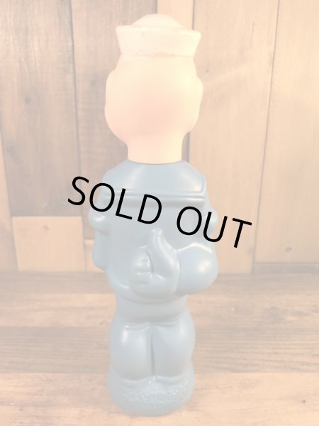 青色のポパイの60’sヴィンテージソーキーボトル